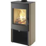 POÊLE A BOIS WENDY TAUPE 8,0 KW - MADE IN ITALY