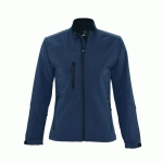 VESTE SOFTSHELL MARINE MODÈLE FÉMININ CLASSIC EXPERT