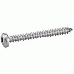 VIS À TÔLE TÊTE CYLINDRIQUE LARGE INOX A2 DIN 7981 2,9X19 BOÎTE DE 200 - ACTON - 624052,9X19