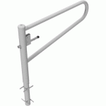 BARRIÈRE ARRONDI PIVOTANTE BÉTONNER SERRURE PROFILÉ-1500MM - SCHAKE