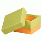 RHODIARAMA SET 5 BOÎTES GIGOGNES SIMILI CUIR ITALIEN 44X34X16 CM - ANIS