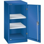 ARMOIRE BLEU SÉCU. 500X500X1000 AVEC 2 RAYONS AMO. - LISTA