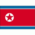 DRAPEAU CORÉE DU NORD : DIMENSIONS - 60 X 90 CM