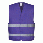 LOT DE 6 - PORTWEST F474 GILET IONA VIOLET - TAILLE XX/3X
