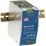 MEAN WELL NDR-240-48 ALIMENTATION RAIL DIN 240 W NBR. DE SORTIES:1 X CONTENU 1 PC(S)