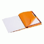 CAHIER ATOMA SPIRALE - A4+ 24 X 29,7 CM - QUADRILLÉ 4X8 -  120 PAGES - ASSORTI - LOT DE 10