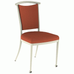 CHAISE 550 MOB ALU ASS/DOS ABAKA PIMENT - 4P BEIGE 1013 - MOBIDECOR