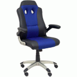 FAUTEUIL DE GAMING TALAVE EN SIMILICUIR - NOIR/BLEU - FOROL