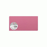 LOT DE 3 - PAQUET DE 25 CARTES SIMPLES POLLEN 106X213MM 210G/M² - ROSE HORTENSIA