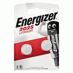 PILES BOUTONS LITHIUM ENERGIZER CR2025