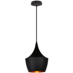 LUSTRE SUSPENSION RÉTRO LAMPES SUSPENDUES SIMPLES MODERNES CAFE BAR STYLE INDUSTRIEL - NOIR - NOIR