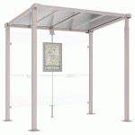 ABRI BUS MILAN 2.50 M SANS BARDAGES LATÉRAUX - GRIS 7044 - PROCITY