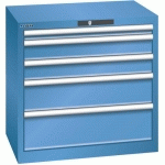 ARMOIRE BLEU CAP. 717X572X700 AVEC 5 TIR. 75KG _ 78.556.040 - LISTA