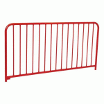 BARRIÈRE À BARREAUX 2 M - GALVA ROUGE 3020 - PROCITY