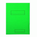 CHEMISE DOSSIER 2 RABATS OXFORD 23 X 31 CM VERT VIF - PAQUET DE 50