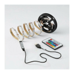 WE - KIT RUBAN LED RGB200 AVEC TÉLÉCOMANDE - MULTICOLORE