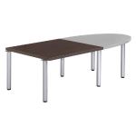 TABLE EXTENSION CONSUL L. 140 X P. 120 CM - CHÊNE FONCÉ