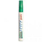 UNIBALL MARQUEUR PEINTURE HUILE INDÉLÉBILE POINTE MOYENNE OGIVE CORPS MÉTAL COLORIS VERT FONCÉ UNI PAINT