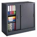 ARMOIRE PORTE COULISSANTE 200X120 NOIR