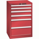 ARMOIRE ROUGE 564X572X850 AVEC 6 TIR. 75KG _ 14.258.070 - LISTA