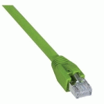 CORDON RJ45 CATÉGORIE 6A S/FTP LSOH PUR SNAGLESS VERT - 10 M