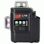 LASER VERT 18V L18 3D 360° (SANS BATTERIE NI CHARGEUR) AVEC TRÉPIED + COFFRET KEYBOX - SPIT - 054558
