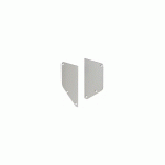 PAIRE DE FLASQUE ALUMINIUM POUR CAPOT 550KG - SEWOSY - EF550C/AEC
