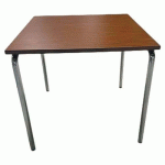TABLE DE RÉUNION RECONDITIONNÉE 80X80X74 CM