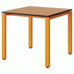 TABLE MALIBU 80X80 T5 SOUDÉ ST ORAN U340/NOIR ORAN 1028