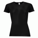 TEE-SHIRT PERSONNALISABLE MULTITECH PESFÉMININ NOIR