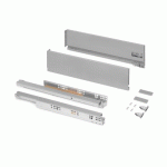 TIROIR EXTÉRIEUR VERTEX 40 KG -HAUTEUR 131MM -ACIER -PEINT EN ALUMINIUM -PROF 400MM EMUCA