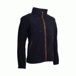 VESTE DE TRAVAIL 100% POLAIRE NOIR ET ORANGE KOALA M COVERGUARD