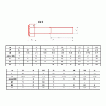 VIS À MÉTAUX TÊTE HEXAGONALE ZINGUÉE CLASSE 8.8 DIN 931 FILETAGE PARTIEL CLÉ 32 22X140 BOÎTE DE 10 - ULTIMA - 84422140