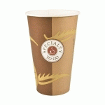 50 GOBELETS PAPSTAR, CARTON « TO GO », 0,4 L, Ø 9 CM X HAUTEUR : 13,5 CM