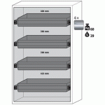 ARMOIRE SÉCURITÉ S-PHOENIX-90 S90.196.120.FDAS GRIS CLAIR - ASECOS