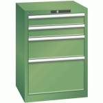 ARMOIRE VERT 564X572X800 AVEC 4 TIR. 75KG _ 78.289.030 - LISTA