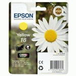 CARTOUCHE EPSON 18 JAUNE POUR IMPRIMANTE JET D'ENCRE