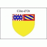 DRAPEAU CÔTE D'OR : DIMENSIONS - 50 X 75 CM