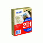 EPSON PREMIUM GLOSSY PHOTO PAPER - 10X15CM - 2X 40 FEUILLES