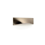 COQUILLE EN ZAMAK, FINI NICKEL SATINÉ, DIMENSIONS: 148X41X25MM ET INSERTS: 96MM - TALLA