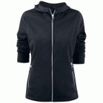 PRINTER RED LAYBACK SWEATSHIRT CAPUCHE FEMMES NOIR - TAILLE XXL