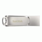 SANDISK ULTRA DUAL DRIVE LUXE LECTEUR USB FLASH 512 GO USB TYPE-A / USB TYPE-C 3.2 GEN 1 (3.1 GEN 1) ACIER INOXYDABLE