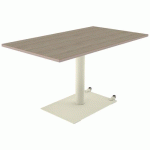 TABLE MANO MOB 140X80 T6 STR ALAISÉ CHÊNE B. CAPPUCCI/1013 - MOBIDECOR