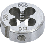 BGS TECHNIC - FILIERE M8 X 1.25 X 25 METRIQUE PAS STANDARD DE 8 X 125 CAGE DE 25.4 MM