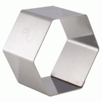 MATFER - NONNETTE HEXAGONE H. 30 X L. 67 X LG. 67 MM INOX (VENDU PAR 4) - 376015