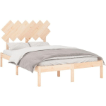 VIDAXL - CADRE DE LIT 120X190 CM PETIT DOUBLE BOIS MASSIF