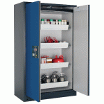 ARMOIRE SÉCURITÉ Q-PEGASUS-90 Q90.195.120.WDAC GRIS/BLEU - MANUTAN COLLECTIVITÉS