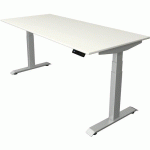 BUREAU ASSIS/DEBOUT MOVE4 ÉLECTR. L180XP80XH64-129CM BLANC - KERKMANN