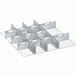 MATÉRIEL DE SUBDIVISION POUR TIROIRS 459X459X50MM - LISTA