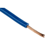 FIL DE CÂBLAGE, SECTION 1,5 MM², 1000 V BLEU CUIVRE, MAXIMUM +70 °C, 25M ( PRIX POUR BOBINE DE 25 MÈTRES ) - RS PRO